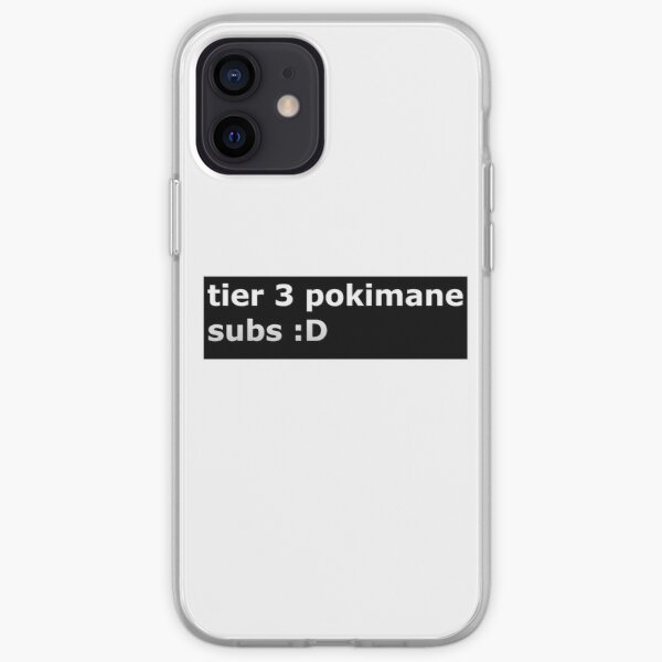 Pokimane tier 3 subs iPhone Soft Case RB2205 product Offical Pokimane Merch