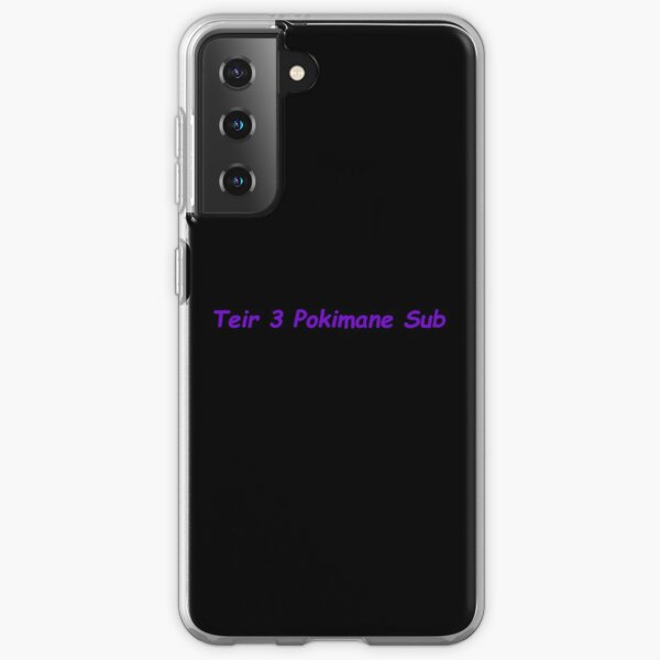 Funny Teir 3 Pokimane Sub meme design Samsung Galaxy Soft Case RB2205 product Offical Pokimane Merch