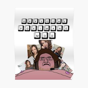 Official Pokimane Mod Poster RB2205 product Offical Pokimane Merch