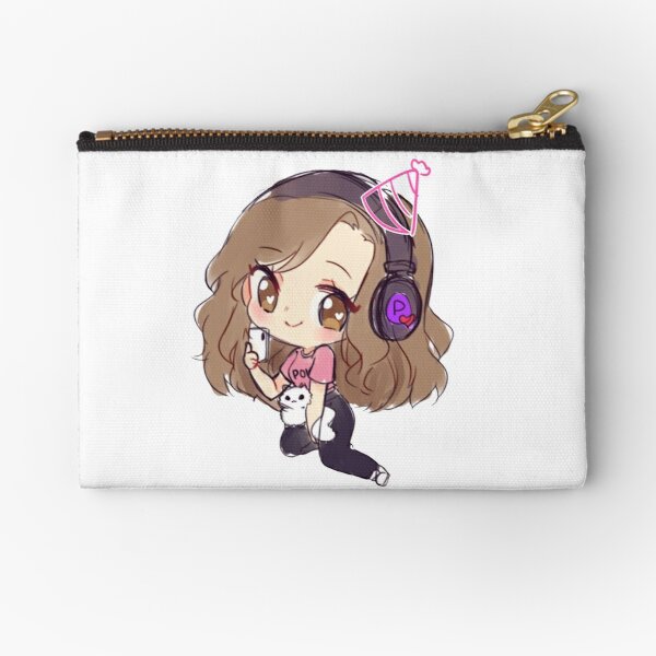 Pokimane Gaming Zipper Pouch RB2205 product Offical Pokimane Merch