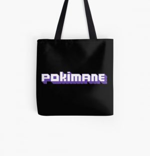Pokimane Stream All Over Print Tote Bag RB2205 product Offical Pokimane Merch