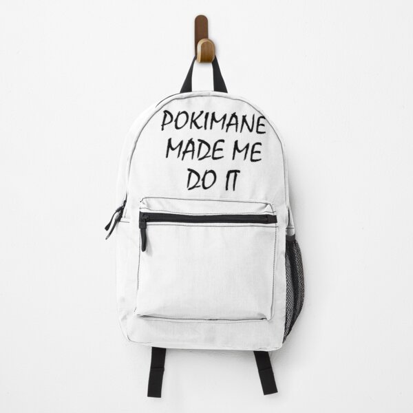 POKIMANE MADE ME DO IT Backpack RB2205 product Offical Pokimane Merch