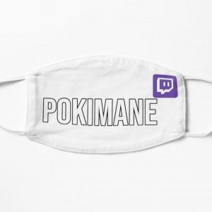 Sản phẩm Pokimane Twitch Flat Mask RB2205 Hàng hóa Pokimane ngoại tuyến