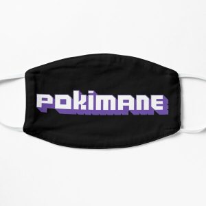 Pokimane Stream Flat Mask RB2205 product Offical Pokimane Merch