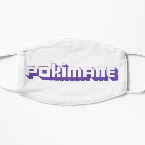 Leafy Pokimane Stream ( Offline tv ) Flat Mask RB2205 product Offical Pokimane Merch